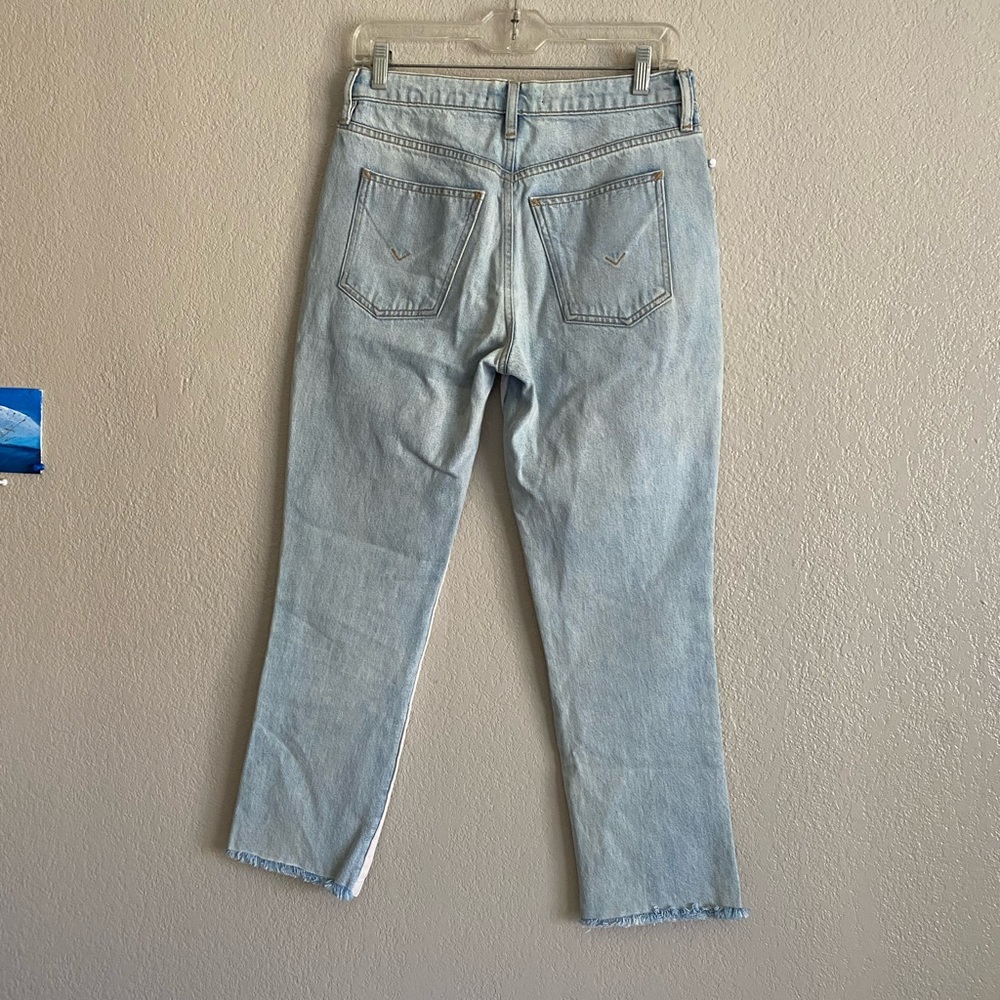 Hudson Two Tone Patchwork Straight Leg Five Pocke… - image 2